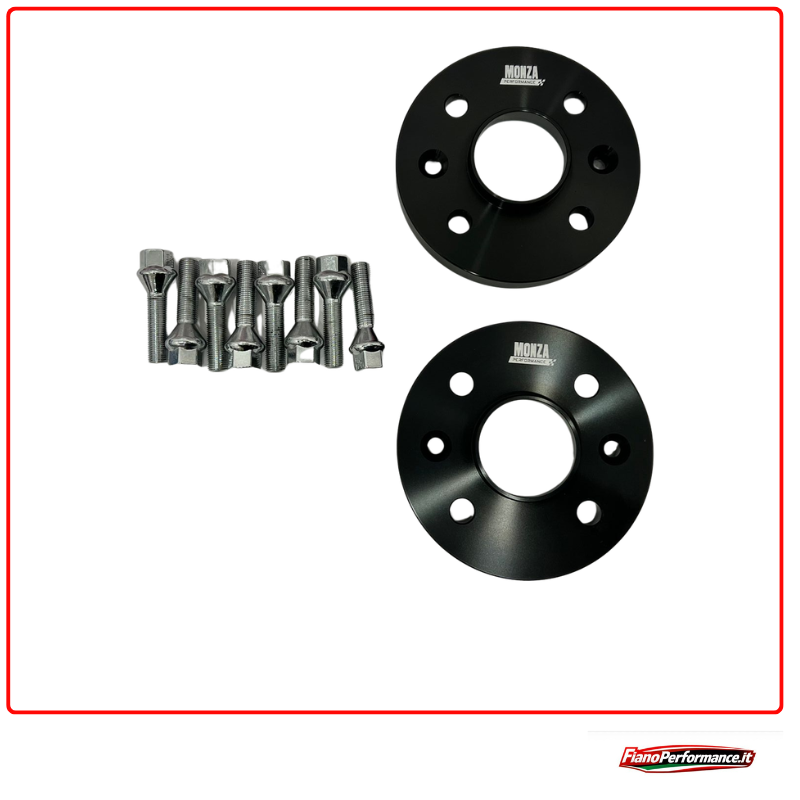 Distanziali a tazza per 305 flottante 12mm Fiat 500 Abarth