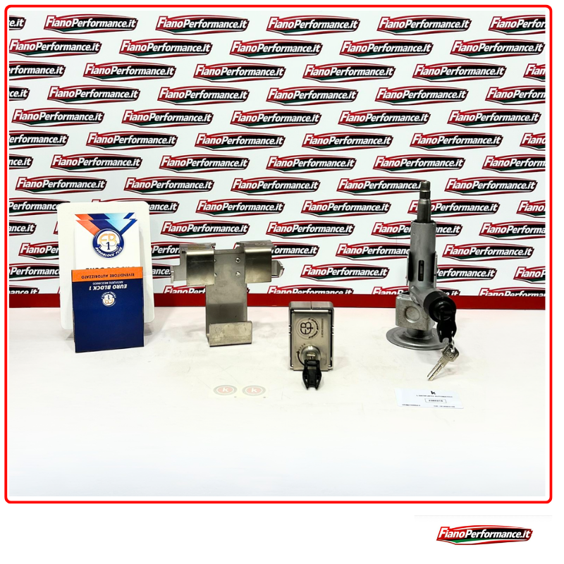 Kit antifurto bloccasterzo + presa OBD + Block Box 500 Abarth