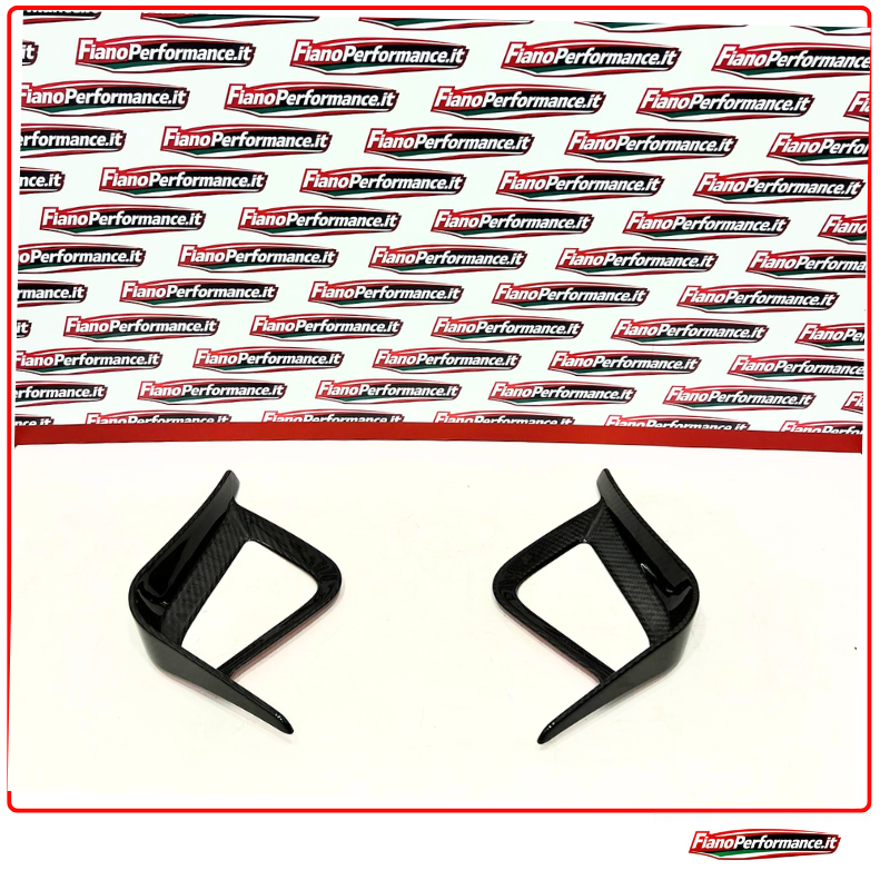 Coppia Cover prese d'aria Intercooler per Abarth 500-595-695 Restyling