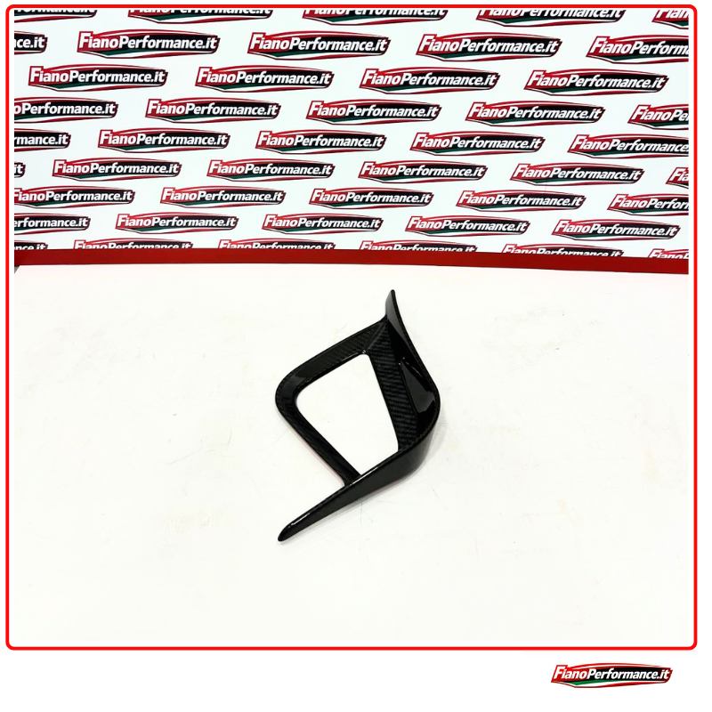 Cover prese d'aria intercooler in carbonio per Abarth 500-595-695