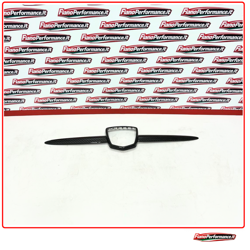 Cover logo Anteriore in Carbonio per Abarth 500-595-695