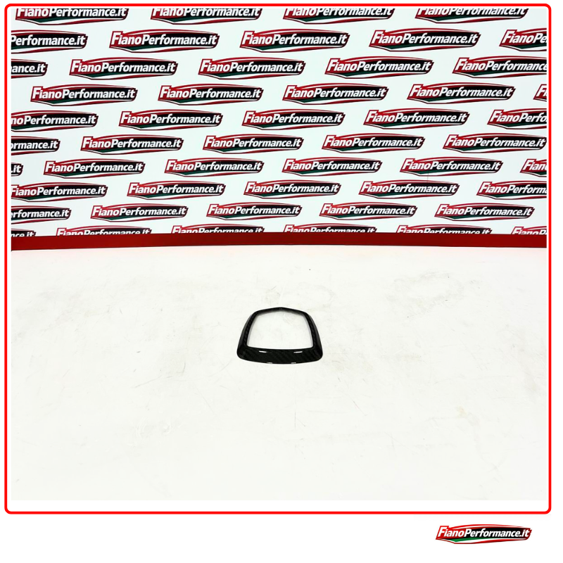 Cover logo Posteriore in Carbonio per Abarth 500-595-695