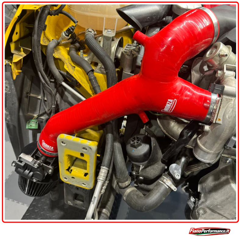 ASPIRAZIONE DOPPIA CON VALVOLA E CASSA FILTRO PER ABARTH 500