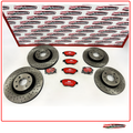 Kit dischi freno forati 284mm per 500 Abarth