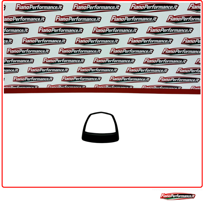 COVER LOGO ANTERIORE NERO MATTE PER ABARTH 500-595-695