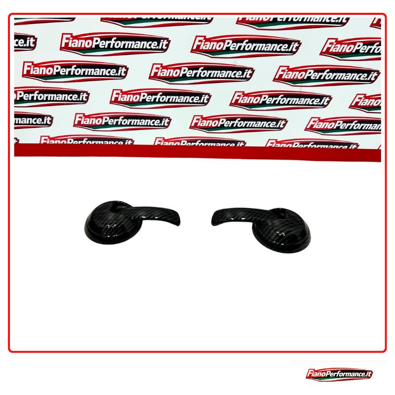Coppia cover maniglie interne in Carbonio - Abarth 595-695