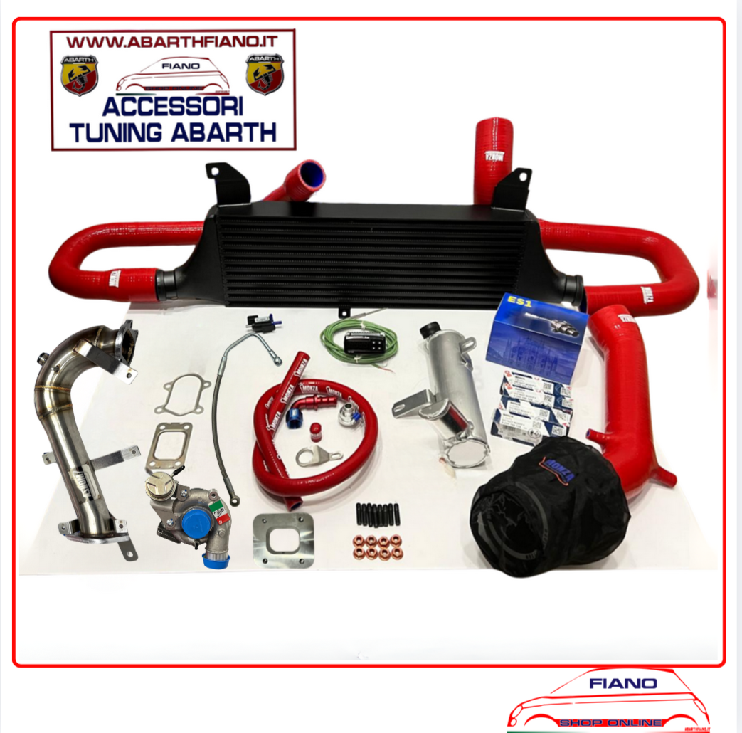 KIT ELABORAZIONE PER 595/695/500 ABARTH 1.4 T-JET turismo/competizione TD04 - STAGE 3 - 260 cv