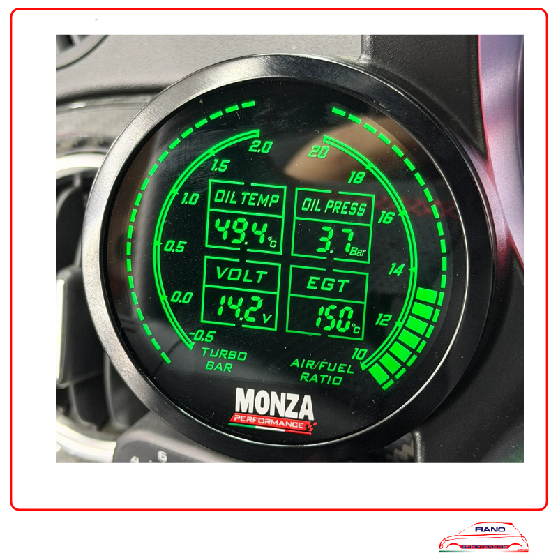 MANOMETRO 6 IN 1 CON MULTI LETTURA 80mm