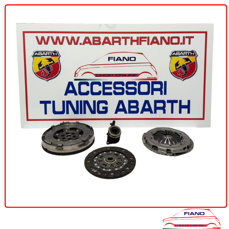 KIT FRIZIONE RINFORZATA CON VOLANO BIMASSA ABARTH 500 FINO A 300CV