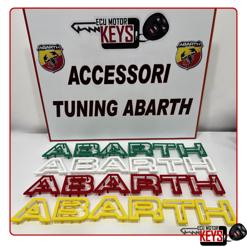 SCRITTA ABARTH GRIGLIA ANTERIORE Cat: Scritta Abarth