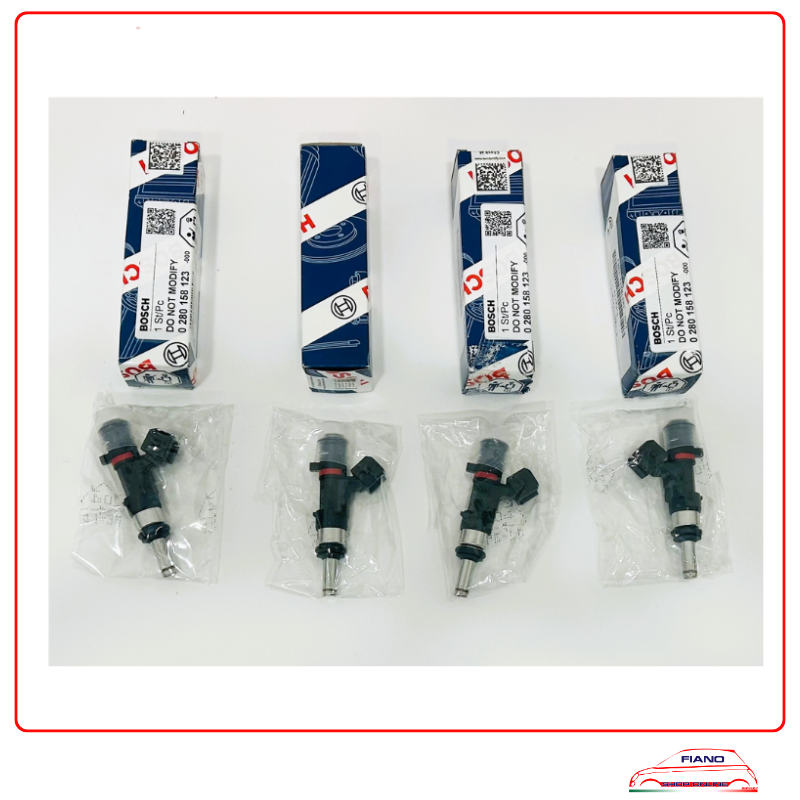 Kit 4 iniettori Bosch EV14 620cc 1.4 T-Jet Multiair alta impedenza