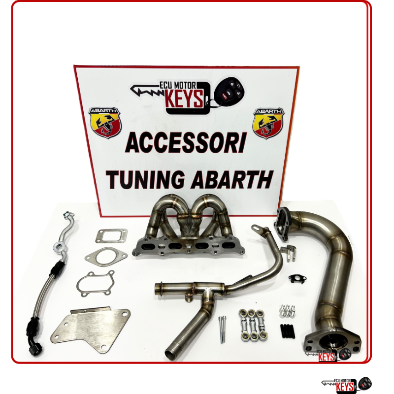 KIT COLLETTORE A CUORE ULTRA - PREMIUM 2.0 PER TURBO TD04 ABARTH 500
