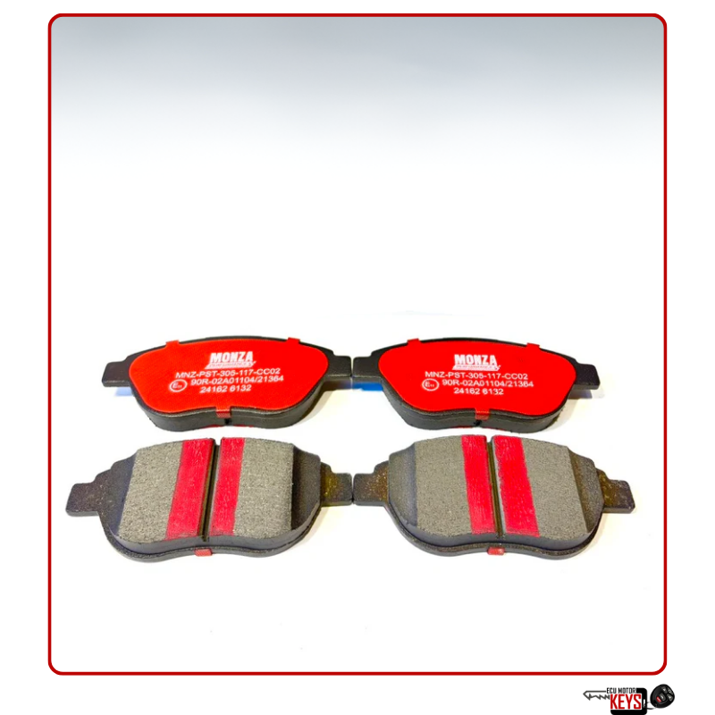Pastiglie 284mm monopompanti stradali anteriori